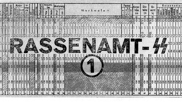 IBM concentration camp punch-card